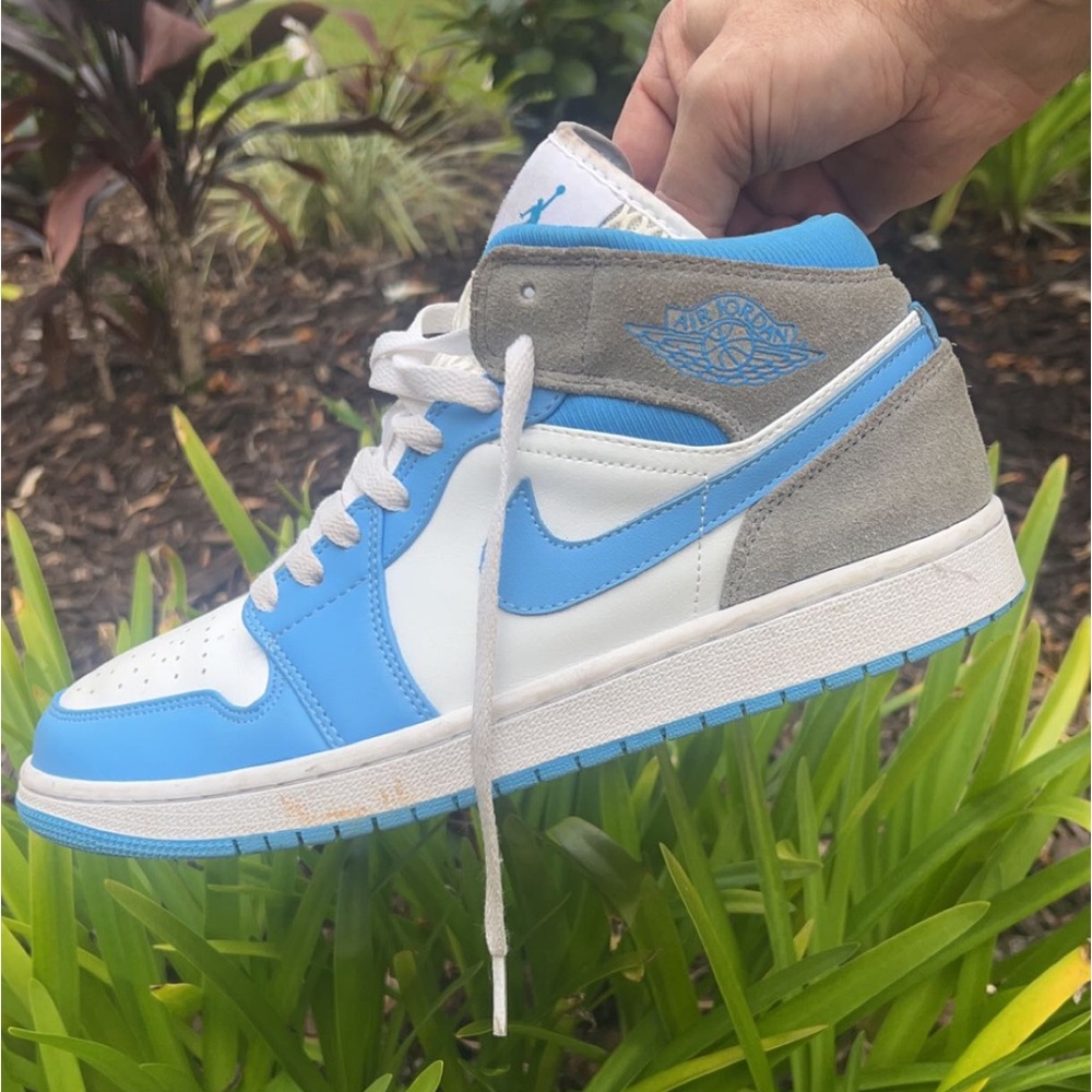 light blue air jordan dunks